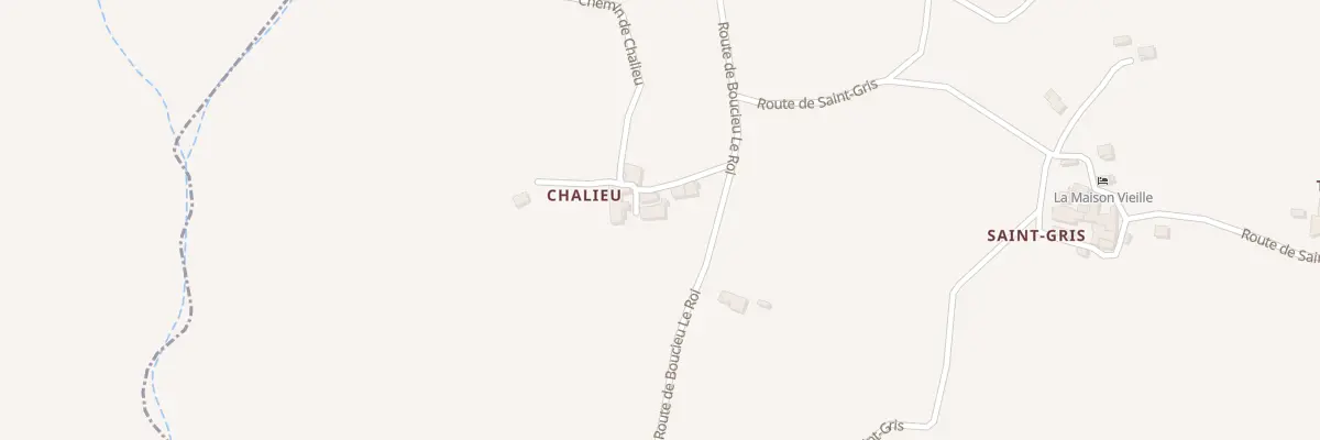 Plan du 105 Che de Chalieu à Colombier-le-Vieux