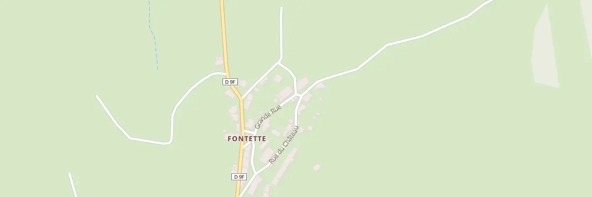 Plan du 7 Rue du Chateau (Fontette) à Saint-Mesmin