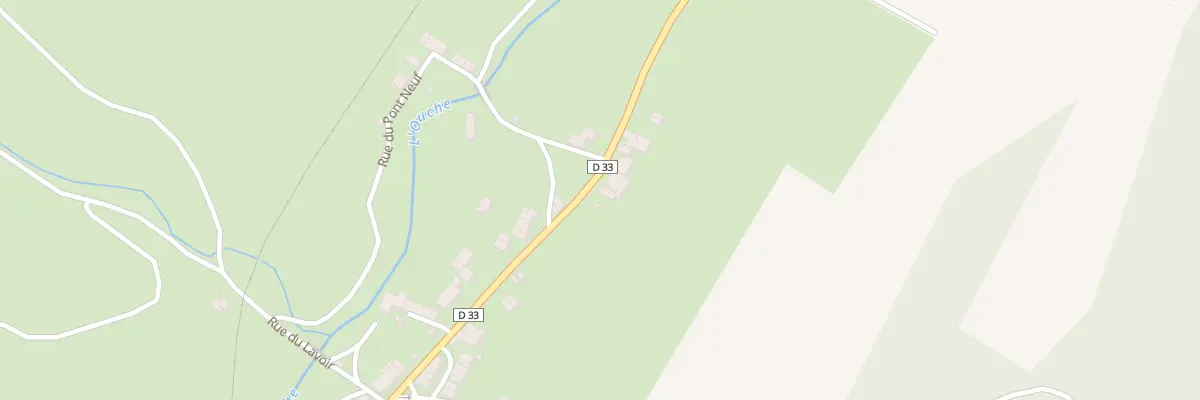 Plan du 116 Rte de Dijon (Oucherotte) à Bligny-sur-Ouche