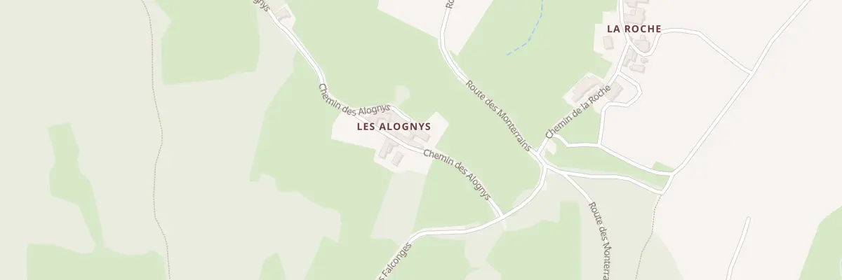 Plan du 5056 Les Alognys à Pierreclos
