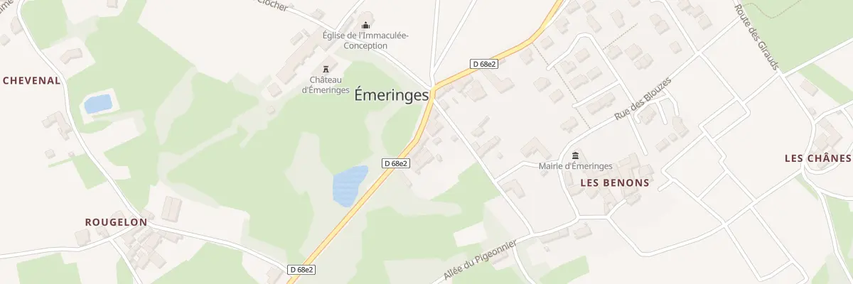 Plan du 5019 Les Chavannes à Émeringes