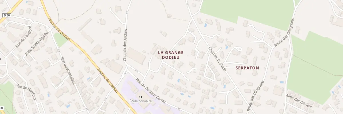 Plan du 90 Rue de la Grange Dodieu à Mornant