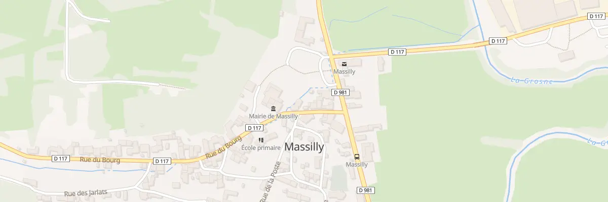 Plan du 5121 Massilly à Massilly