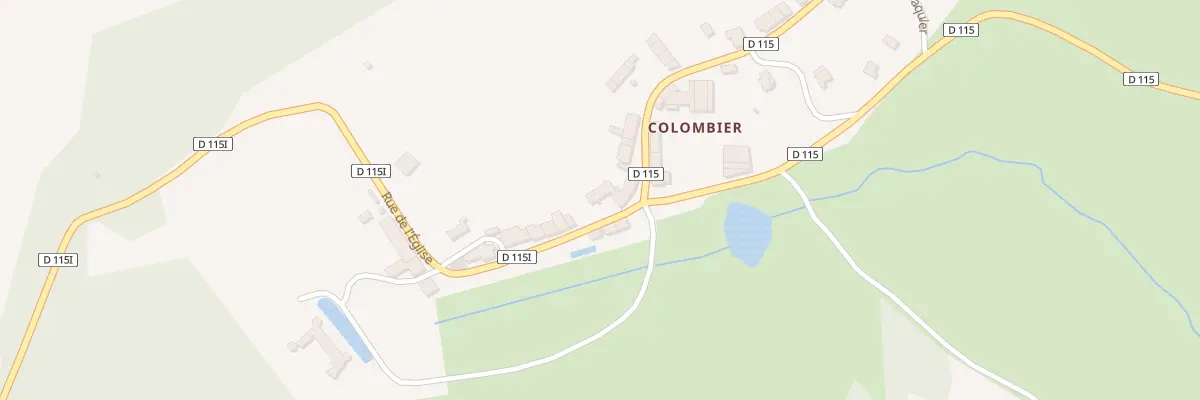 Plan du 2 Rue de l’Église à Colombier