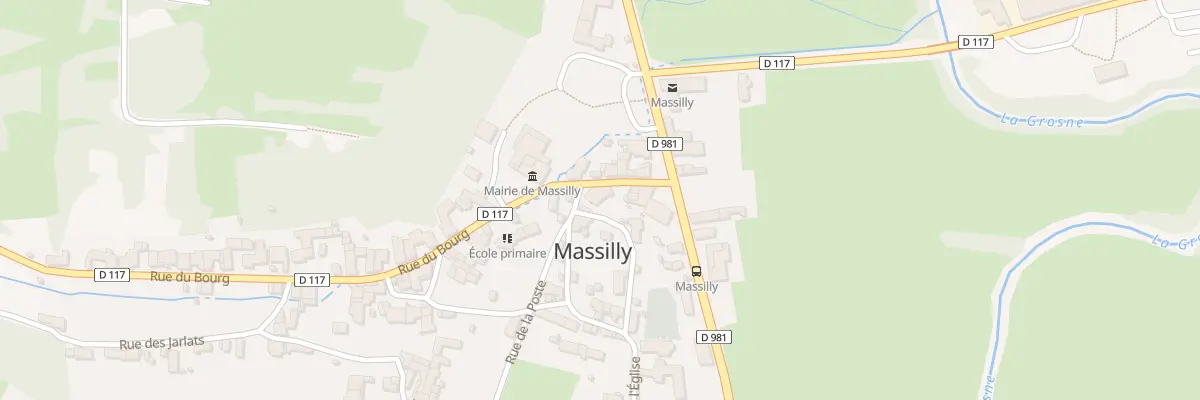 Plan du 5090 Massilly à Massilly