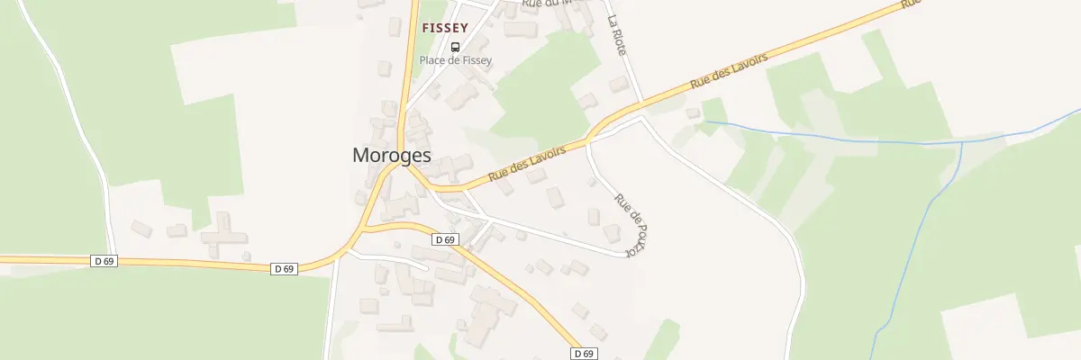 Plan du 5083 Fissey à Moroges