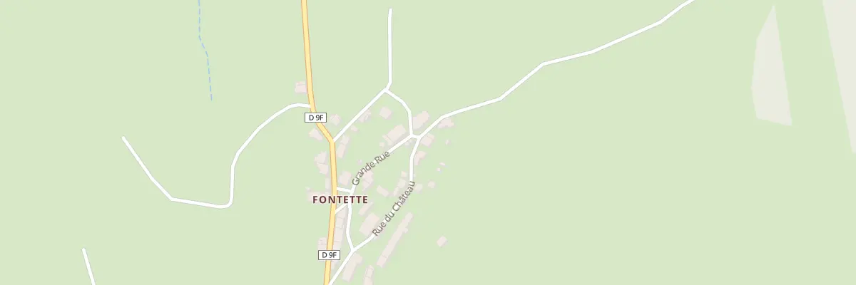 Plan du 20 Rue du Chateau (Fontette) à Saint-Mesmin