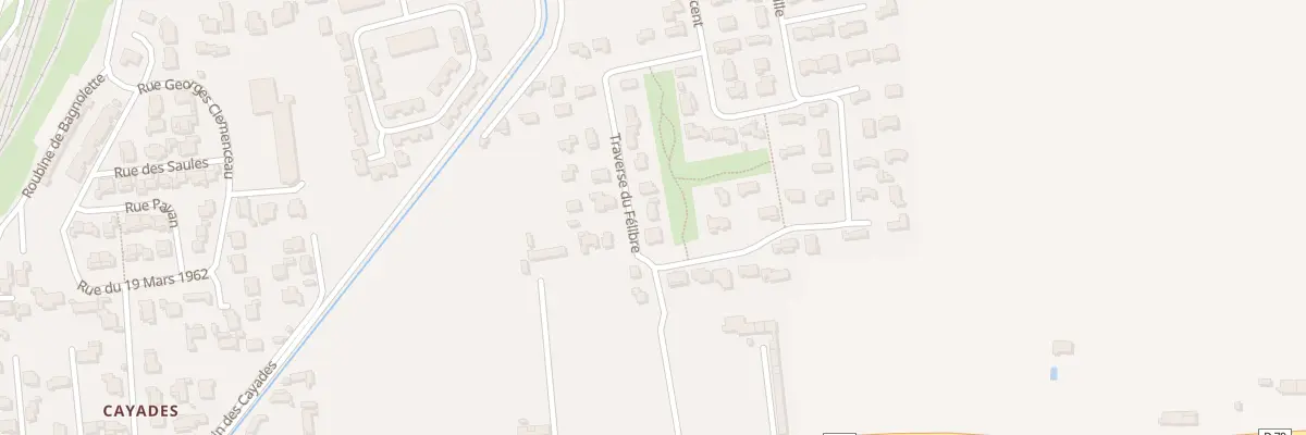 Plan du 23 Rue Vincent à Tarascon