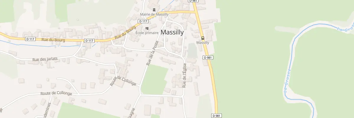 Plan du 9 Rue de l’Eglise à Massilly