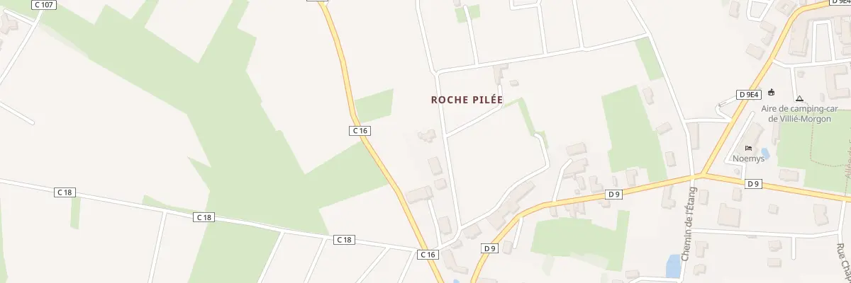 Plan du 151 Imp de la Roche à Villié-Morgon