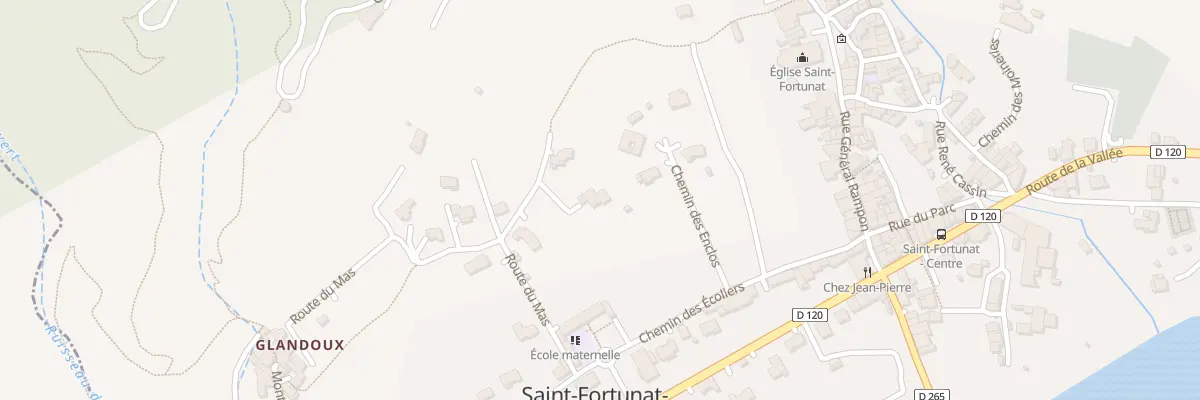 Plan du 58 Che de l’Aubépine à Saint-Fortunat-sur-Eyrieux