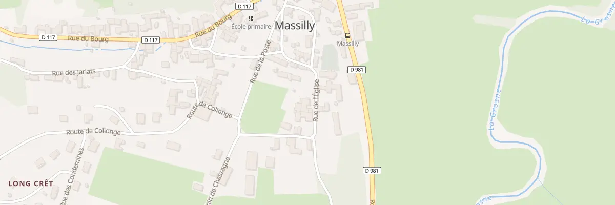Plan du 7 Rue de l’Eglise à Massilly