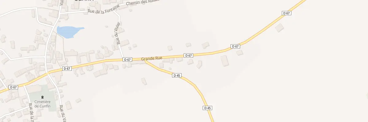Plan du 46 Vc Grande Rue à Cunfin