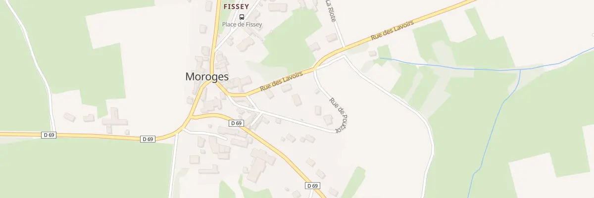 Plan du 5 Rue du Poutzot à Moroges