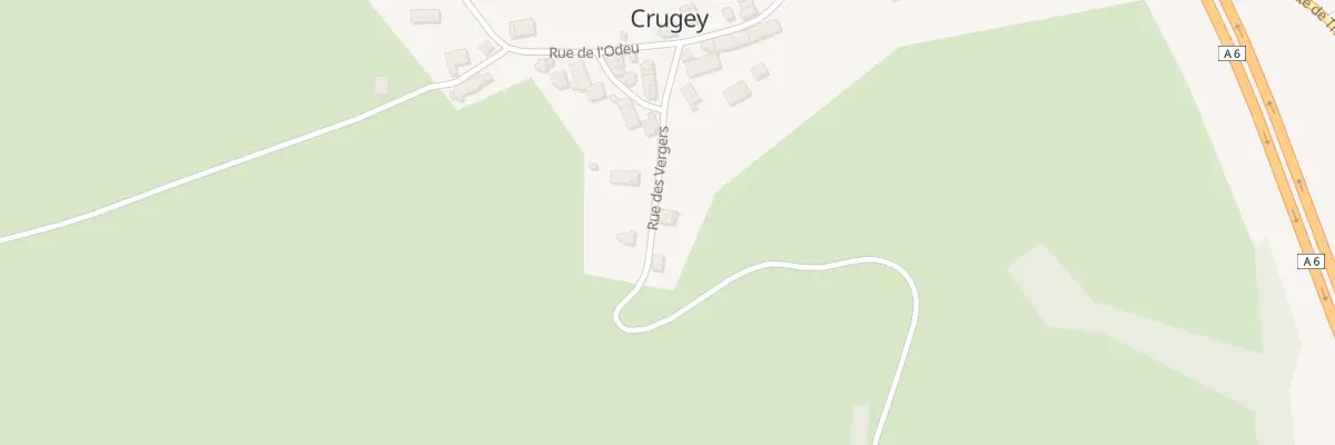 Plan du 5 Rue des Vergers à Crugey