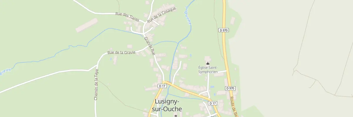 Plan du 5 Imp du Lavoir à Lusigny-sur-Ouche