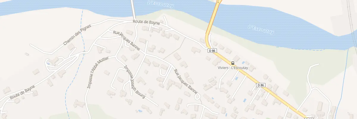 Plan du 13B Rue jacques banne à Viviers