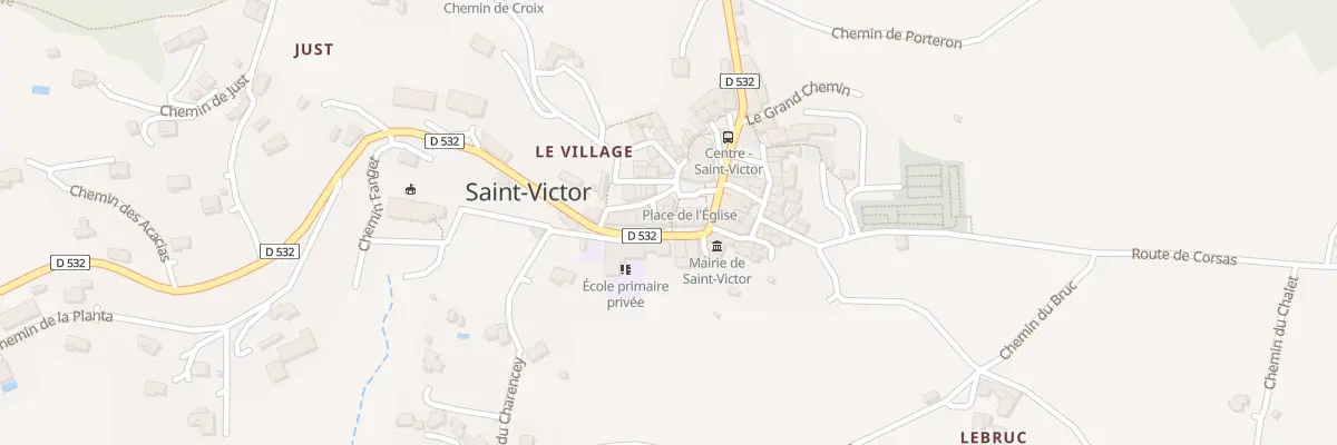 Plan du 5 Rue du Bric-à-brac à Saint-Victor
