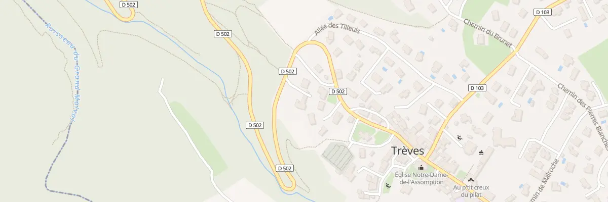Plan du 192 Rte des Deux Vallées à Trèves
