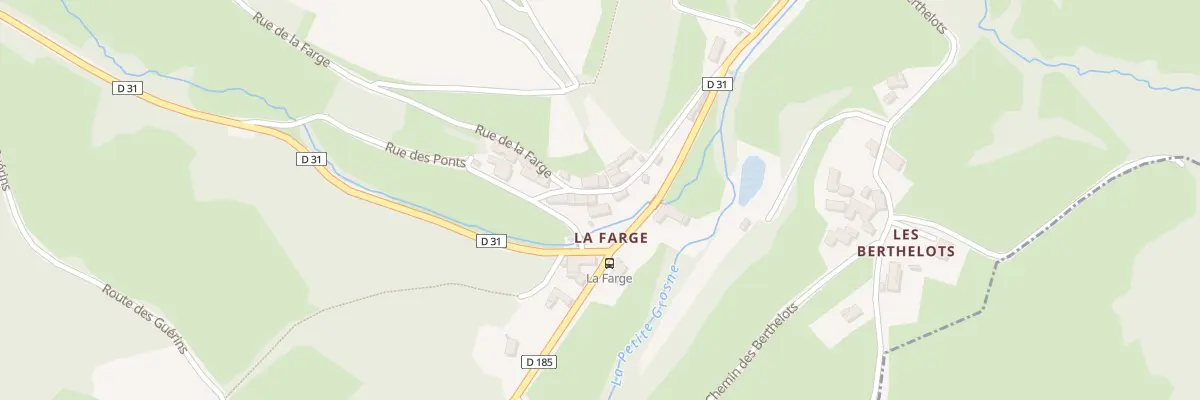 Plan du 5067 La Farge à Serrières