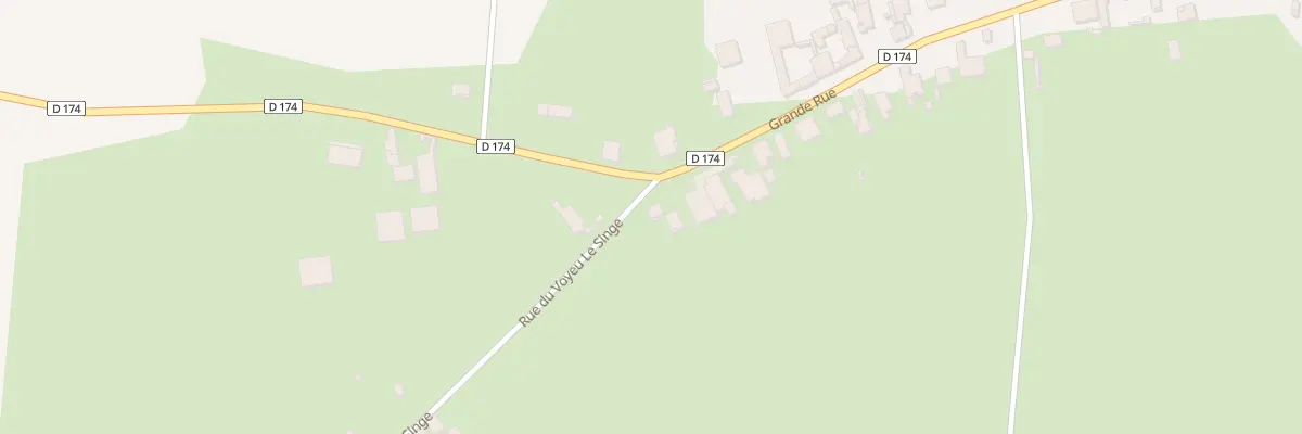 Plan du 91 Rue Grande Rue A Longeville à Rives Dervoises