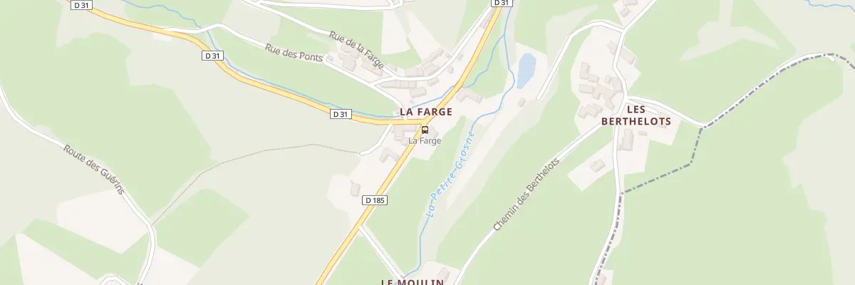 Plan du 5059 La Farge à Serrières
