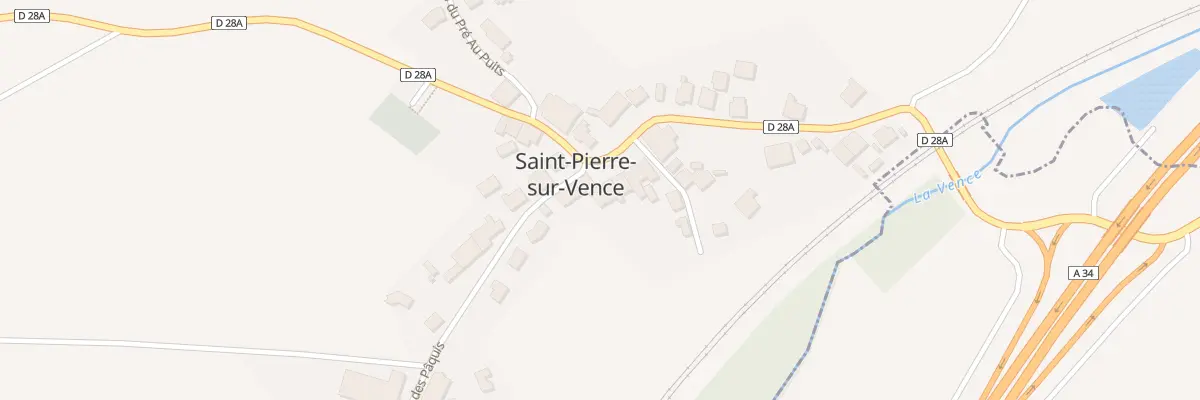 Plan du 5011 Pl de l’Eglise à Saint-Pierre-sur-Vence