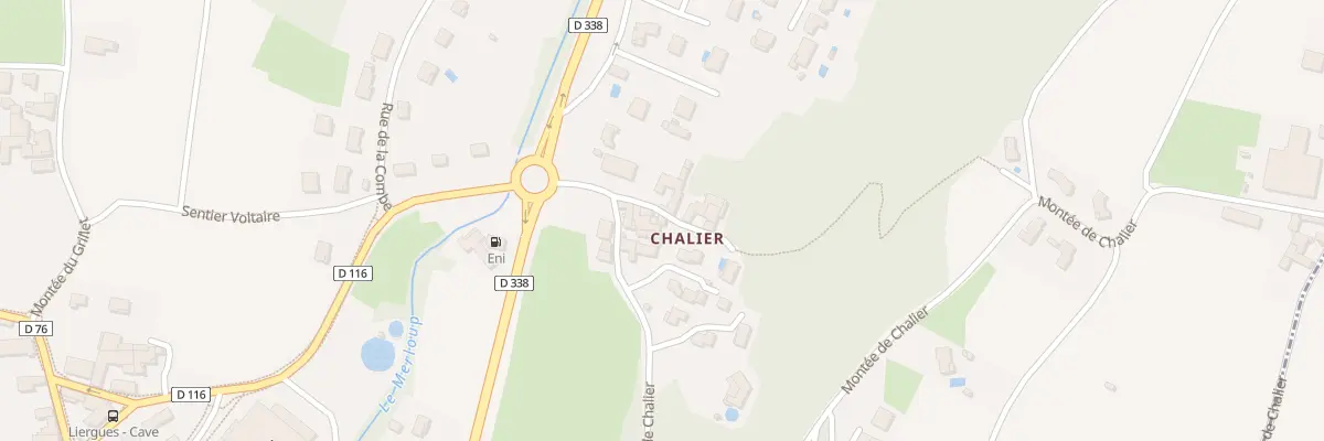 Plan du 5052 Chalier à Porte des Pierres Dorées