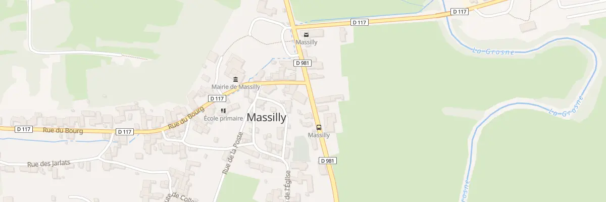 Plan du 7 Rte de Cluny à Massilly