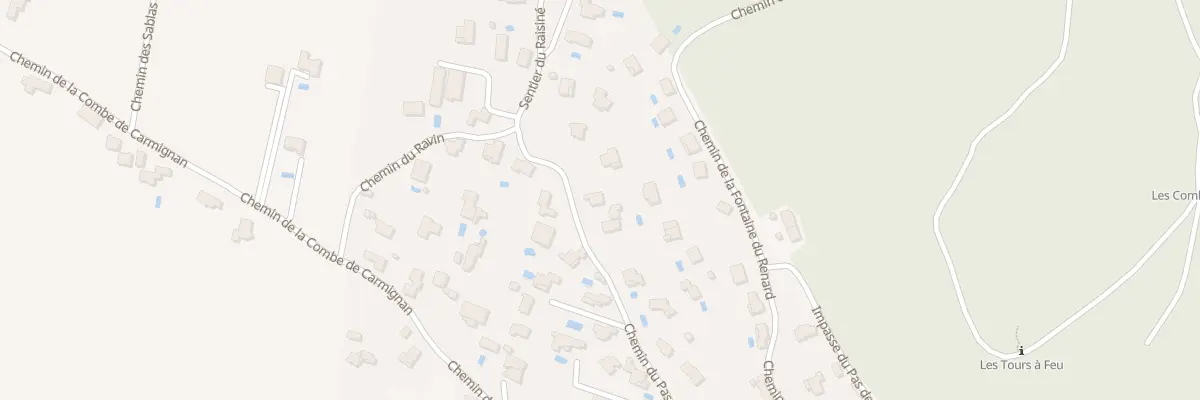 Plan du 230 Che du Pas de Gicon à Chusclan