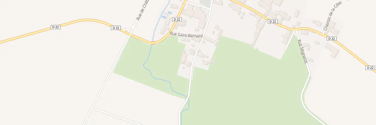 Plan du 8 Rue du Bugnon à Riel-les-Eaux
