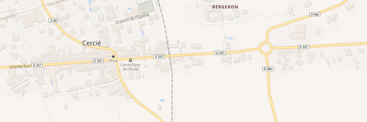 Plan du 199 Rte de Beaujeu à Saint-Lager