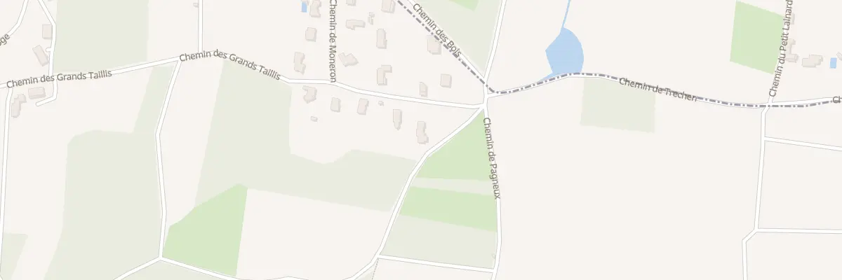 Plan de Grands Taillis à Lachassagne