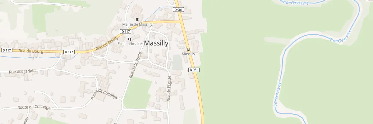 Plan du 3 Rte de Cluny à Massilly