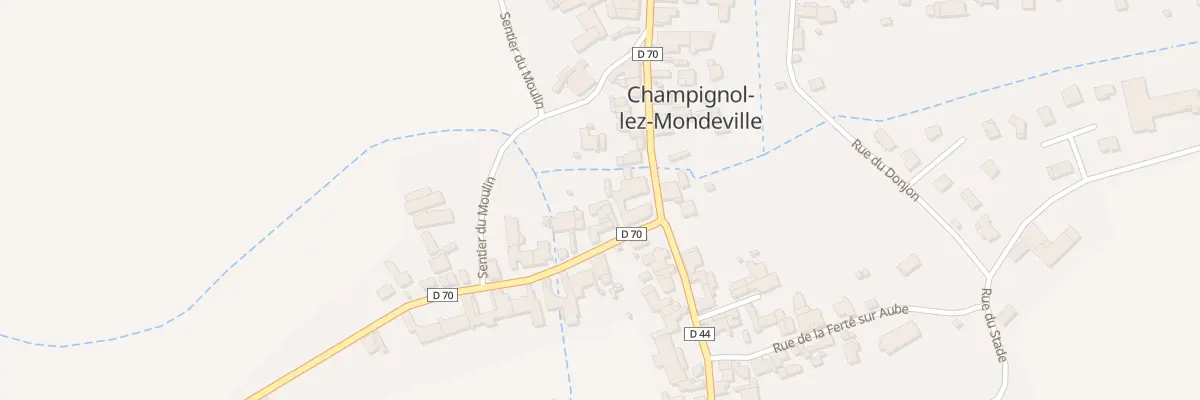 Plan du 2B Rue Marechal de Beurnonvil à Champignol-lez-Mondeville