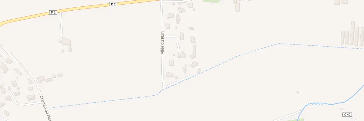 Plan du 107 All du Plan à Chomérac