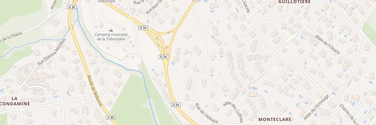 Plan du 9001 Rte de Givors à Mornant