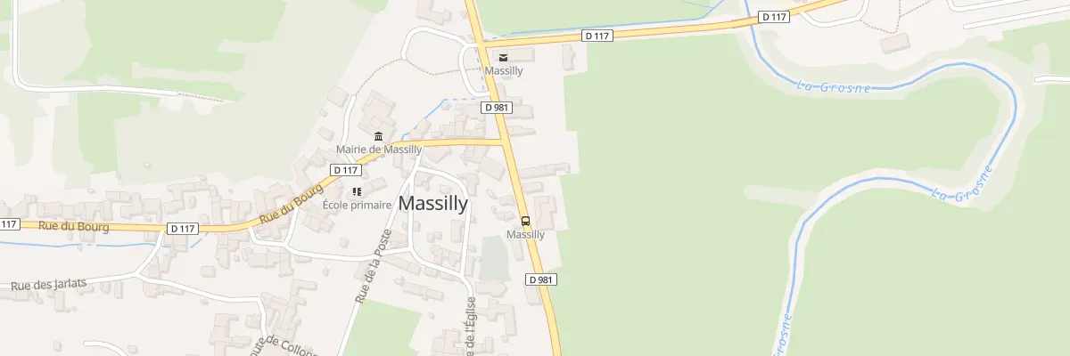 Plan du 4 Rte de Cluny à Massilly