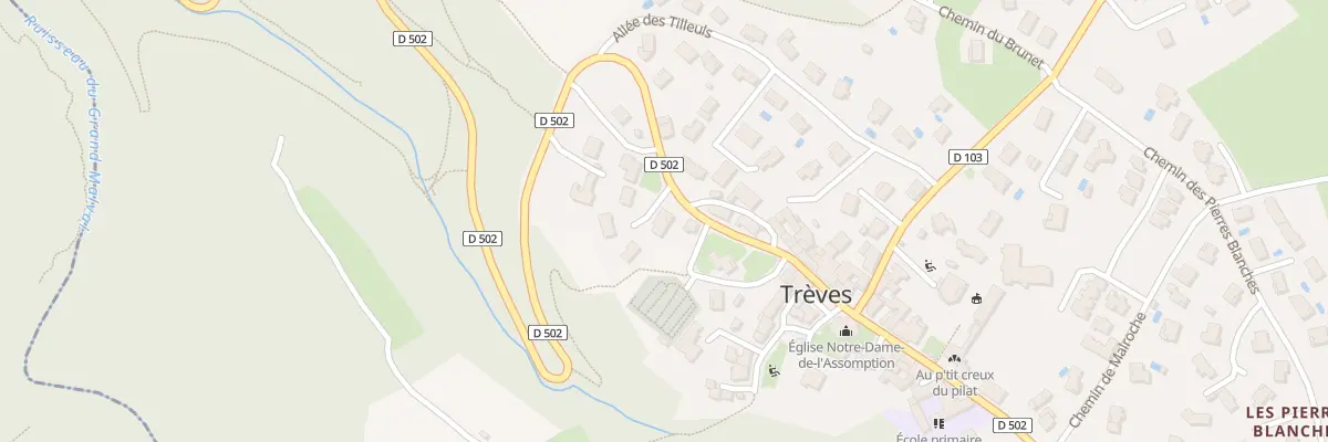 Plan du 5 Imp de la Cote à Trèves