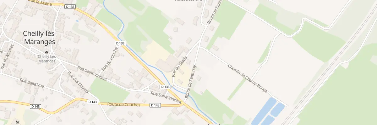 Plan du 5302 Rue du Glacis à Cheilly-lès-Maranges