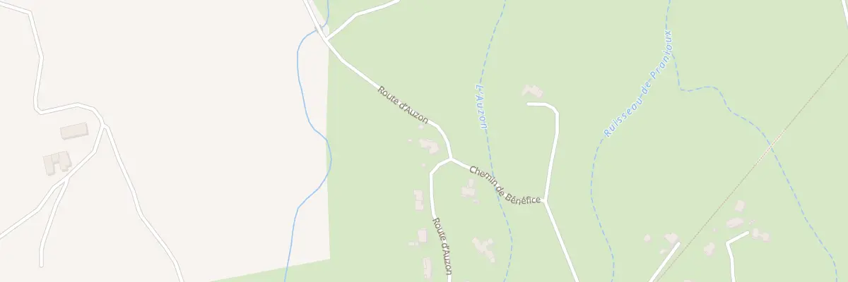 Plan du 870 Rte d’Auzon à Chomérac