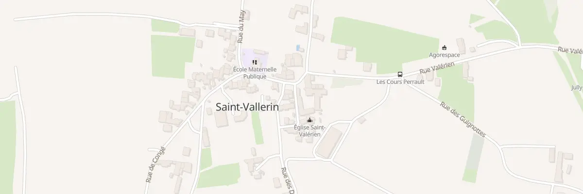 Plan du 2 Rue de l’Église à Saint-Vallerin