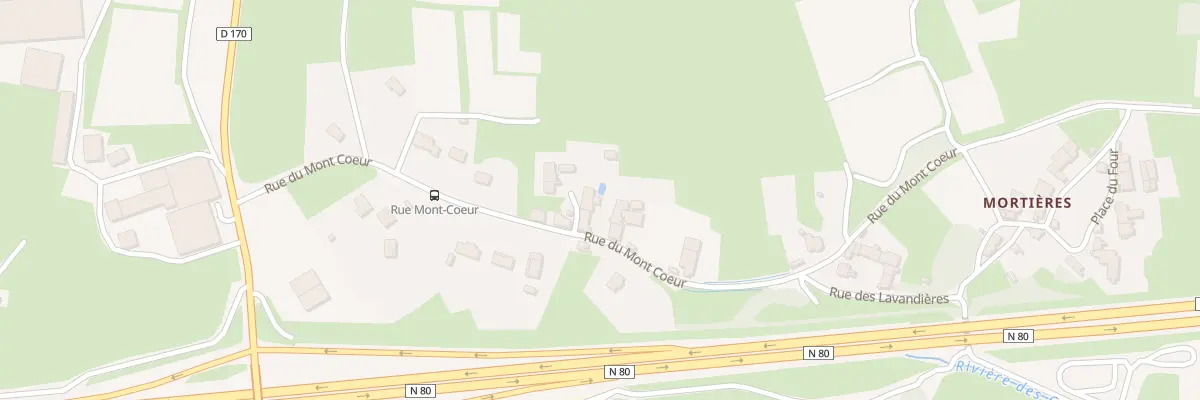 Plan du 5208 Le Desert à Moroges