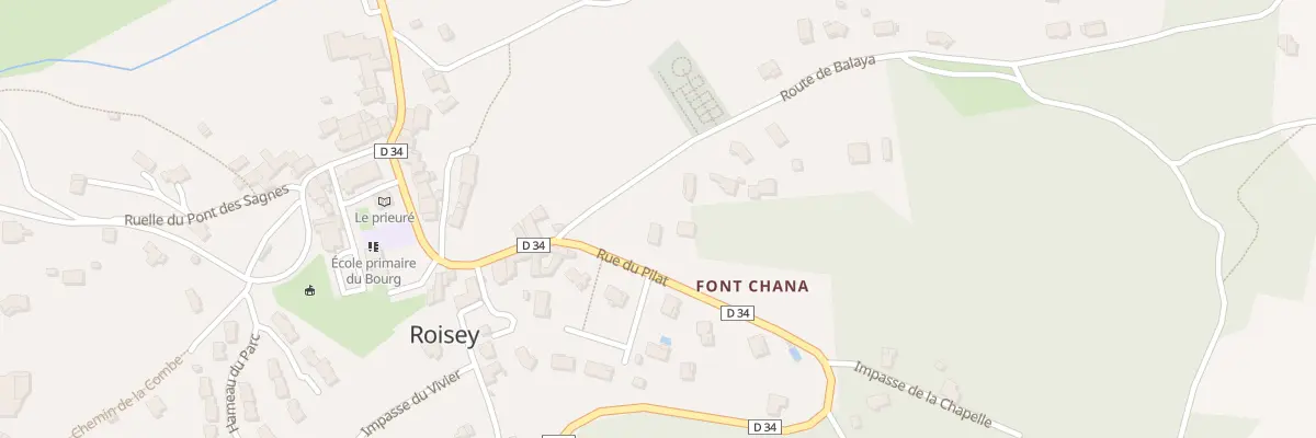 Plan du 397 Rue du Pilat à Roisey