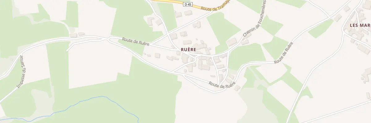 Plan du 20 Che de Ruère à Pierreclos