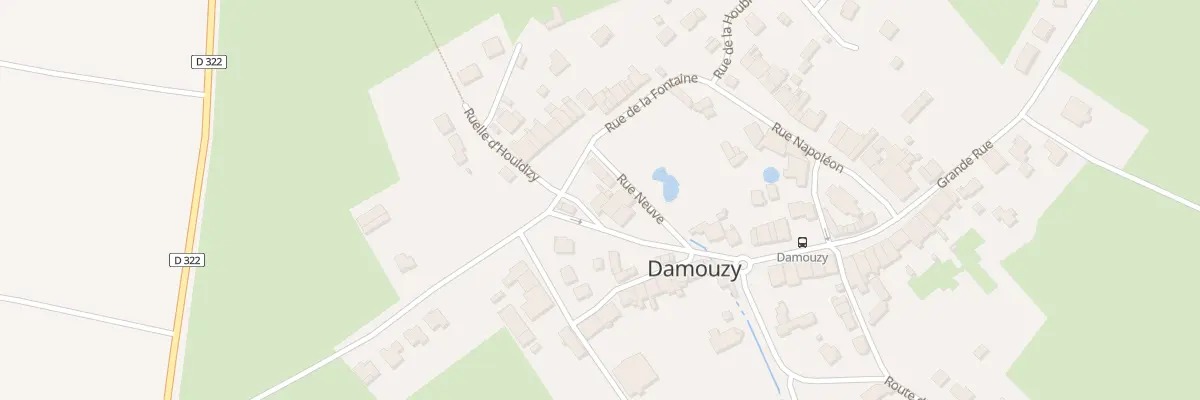 Plan du 1 Gr Grande Rue à Damouzy