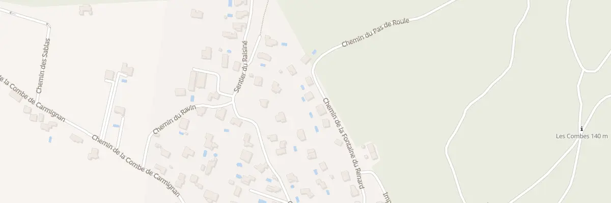 Plan du 505 Che de la Fontaine du Renard à Chusclan