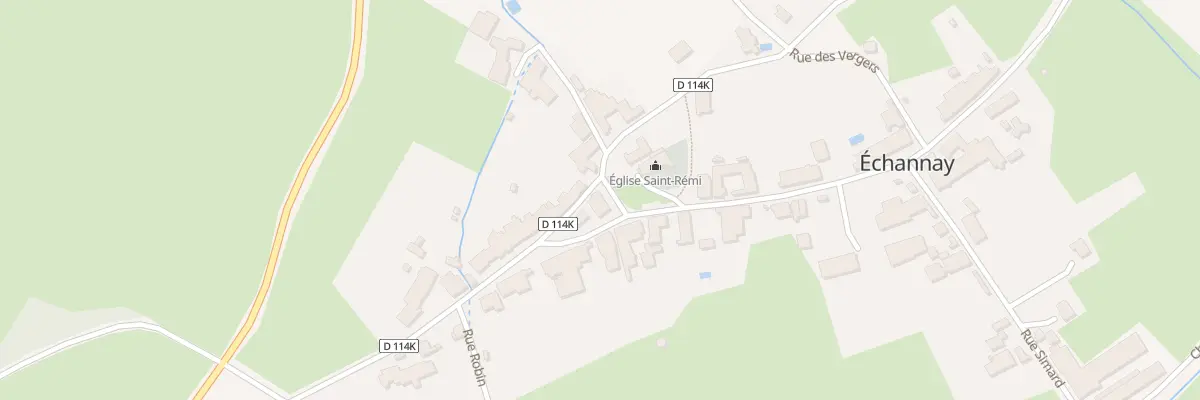 Plan du 1 Rue Saint Remy à Échannay