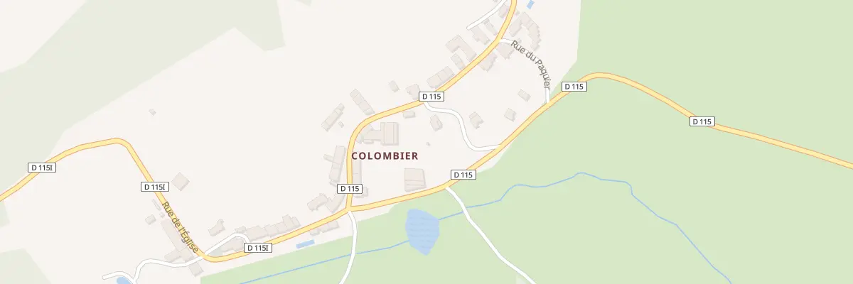 Plan du 16 Rue du Lavoir à Colombier