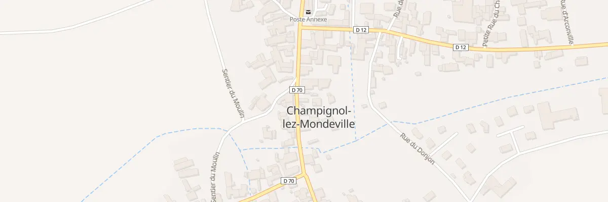 Plan du 11 Rue Grande Rue à Champignol-lez-Mondeville